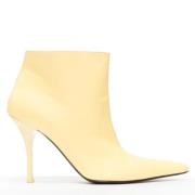 Pre-owned Leather boots Celine Vintage , Beige , Dames