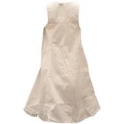 Pre-owned Cotton dresses Stella McCartney Pre-owned , White , Dames