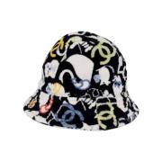 Tweedehands Multikleur Stoffen Hoed Chanel Vintage , Multicolor , Dame...