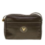 Pre-owned Canvas handbags Valentino Vintage , Brown , Unisex