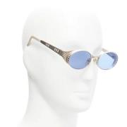 Pre-owned Metal sunglasses Jean Paul Gaultier Pre-owned , Blue , Dames