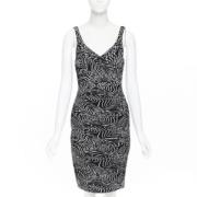 Pre-owned Silk dresses Versace Pre-owned , Black , Dames