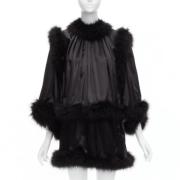 Pre-owned Silk dresses Saint Laurent Vintage , Black , Dames