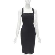 Pre-owned Viscose dresses Dolce & Gabbana Pre-owned , Black , Dames