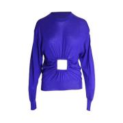 Pre-owned Cashmere outerwear Celine Vintage , Purple , Dames