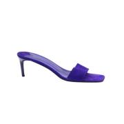 Pre-owned Suede heels Ralph Lauren Pre-owned , Blue , Dames