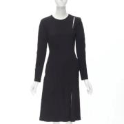 Pre-owned Wool dresses Versace Pre-owned , Black , Dames