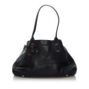 Pre-owned Leather gucci-bags Gucci Vintage , Black , Dames