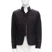 Pre-owned Silk outerwear Valentino Vintage , Black , Dames