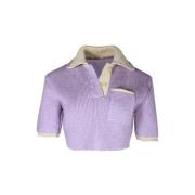 Pre-owned Plastic tops Jacquemus Pre-owned , Purple , Dames