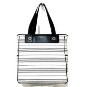 Pre-owned Canvas totes Burberry Vintage , White , Dames