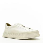 Pre-owned Fabric sneakers Jil Sander Pre-owned , Beige , Dames