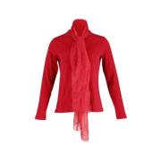 Pre-owned Cotton outerwear Carolina Herrera Pre-owned , Red , Dames