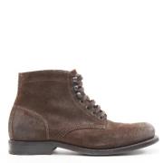 Pre-owned Leather boots Bottega Veneta Vintage , Brown , Dames