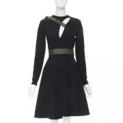 Pre-owned Viscose dresses Versace Pre-owned , Black , Dames