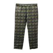 Pre-owned Fabric bottoms Dries van Noten Pre-owned , Green , Dames