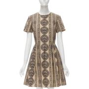 Pre-owned Cotton dresses Valentino Vintage , Brown , Dames