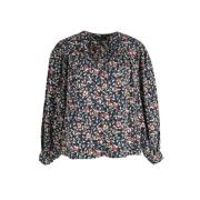 Florale zijden top met losse pasvorm Isabel Marant Pre-owned , Multico...