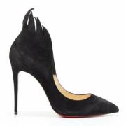 Pre-owned Leather heels Christian Louboutin Pre-owned , Yellow , Dames