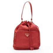 Pre-owned Nylon prada-bags Prada Vintage , Red , Dames