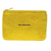 Pre-owned Leather balenciaga-bags Balenciaga Vintage , Yellow , Dames