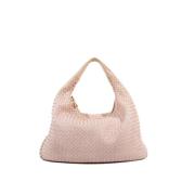 Pre-owned Leather shoulder-bags Bottega Veneta Vintage , Pink , Dames