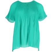 Pre-owned Polyester tops Michael Kors Pre-owned , Blue , Dames