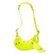 Pre-owned Leather balenciaga-bags Balenciaga Vintage , Yellow , Dames