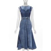 Pre-owned Denim dresses Alexander McQueen Pre-owned , Blue , Dames