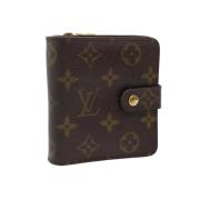 Pre-owned Canvas wallets Louis Vuitton Vintage , Brown , Dames