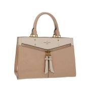 Pre-owned Canvas handbags Louis Vuitton Vintage , Beige , Dames