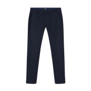 Gaubert Geplooide Broek Dondup , Blue , Heren