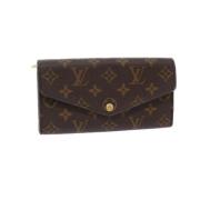 Pre-owned Canvas wallets Louis Vuitton Vintage , Brown , Dames