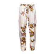 Broek met splitten Manila Grace , Pink , Dames