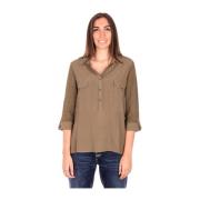 Jersey T-Shirt Elena Mirò , Green , Dames