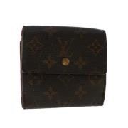 Pre-owned Canvas wallets Louis Vuitton Vintage , Brown , Dames