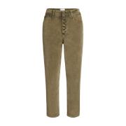 Koons Juweelknoop Broek Dondup , Green , Dames