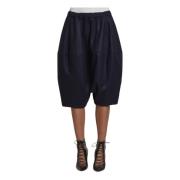 Blauwe Wollen Rok Comme des Garçons , Blue , Dames