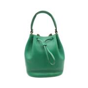 Pre-owned Leather handbags Anya Hindmarch Pre-owned , Green , Dames