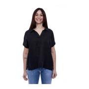 Dames Jersey Polo Alpha Studio , Black , Dames