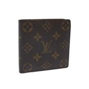 Pre-owned Canvas wallets Louis Vuitton Vintage , Brown , Heren