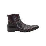 Pre-owned Leather boots Prada Vintage , Brown , Dames