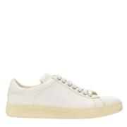 Pre-owned Leather sneakers Tom Ford Pre-owned , Beige , Dames