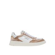 Lage Satijnen Sneakers Ghoud , Beige , Dames