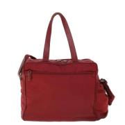 Pre-owned Fabric travel-bags Prada Vintage , Red , Dames