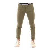 Slim-fit Trousers 40Weft , Green , Heren