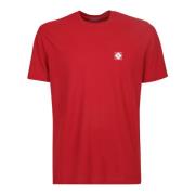 Patch T-shirt Zanone , Red , Heren
