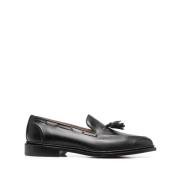 Zwarte platte schoenen Tricker's , Black , Heren