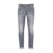 Slim-Fit Jeans voor Moderne Man Dondup , Black , Heren