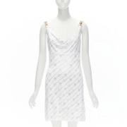 Pre-owned Viscose dresses Versace Pre-owned , White , Dames